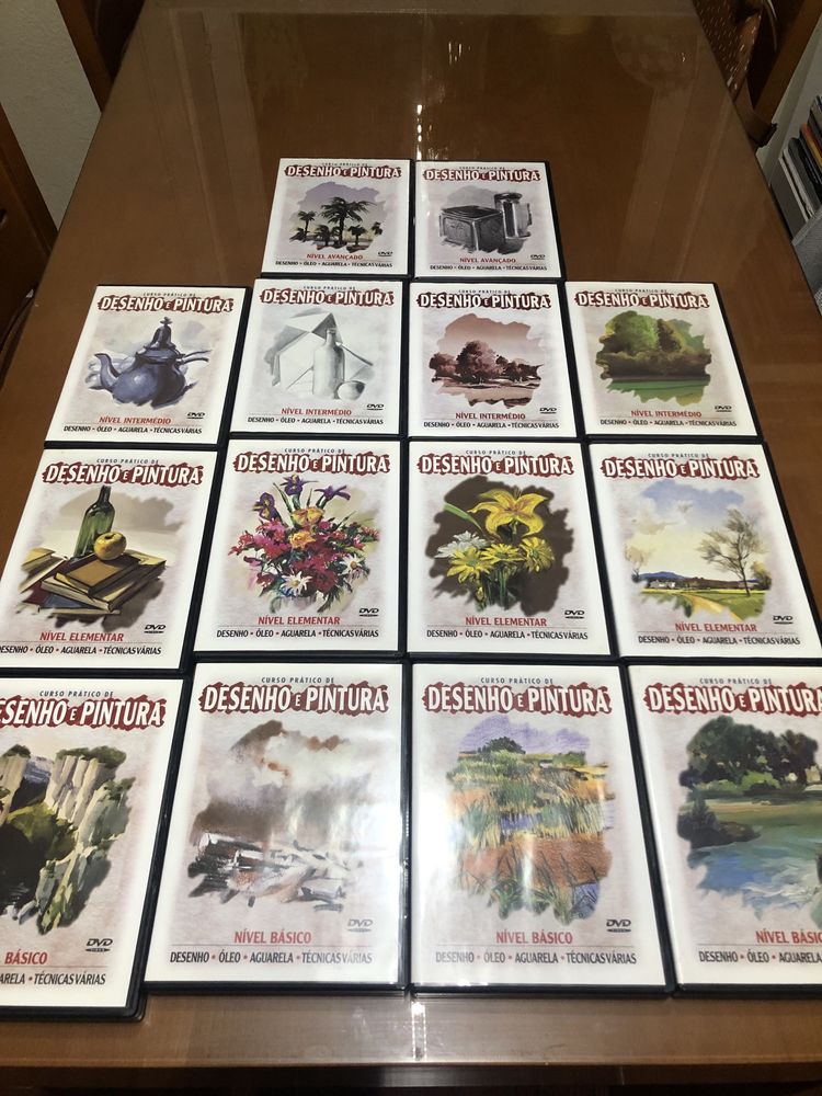 DVD”s originais - Curso de desenho e pintura