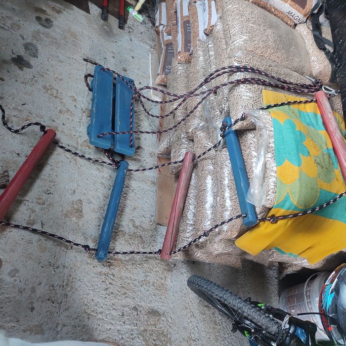 Huśtawka i drabinka do huśtawki