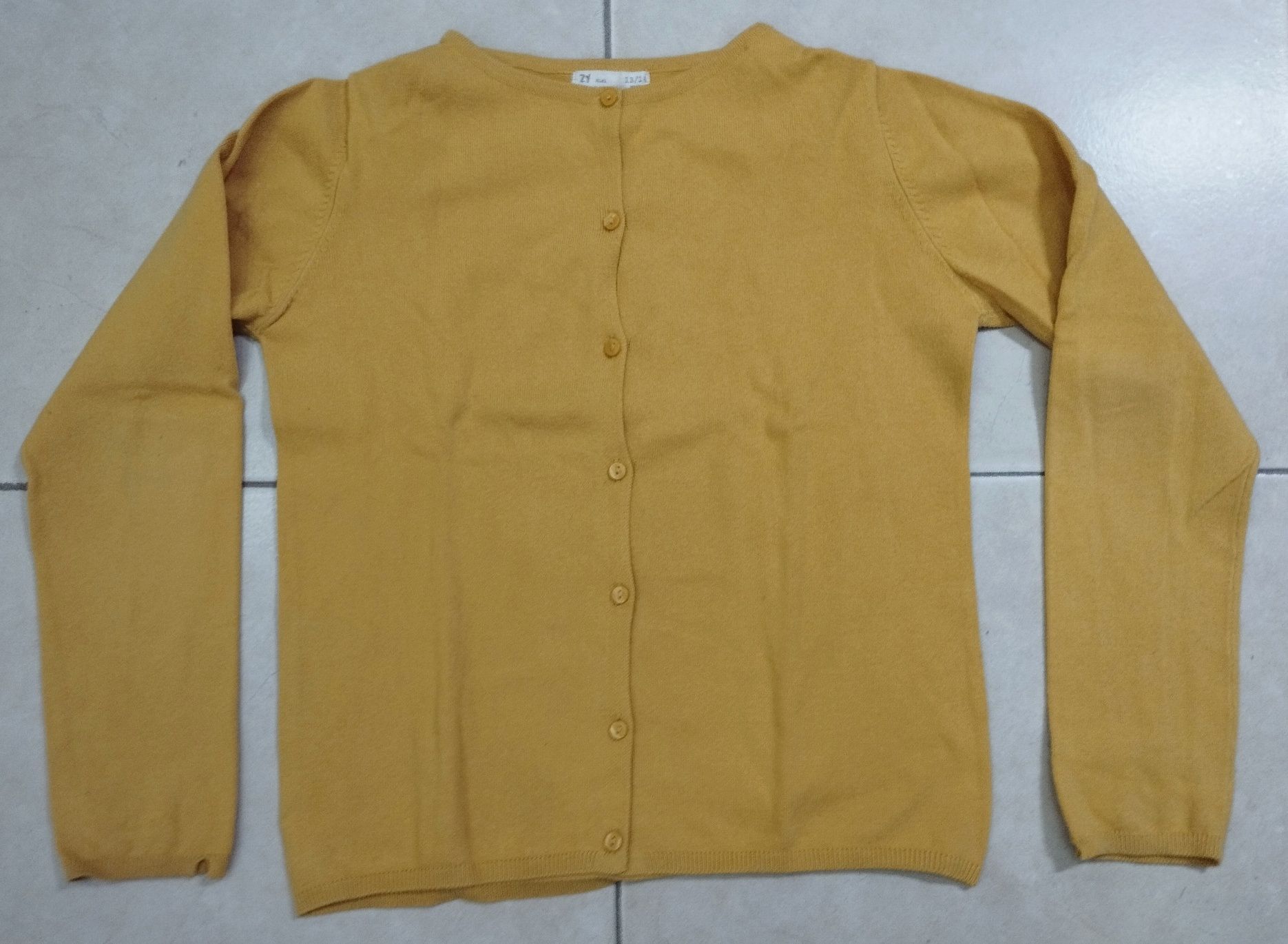 Casaco de malha amarelo torrado Zippy