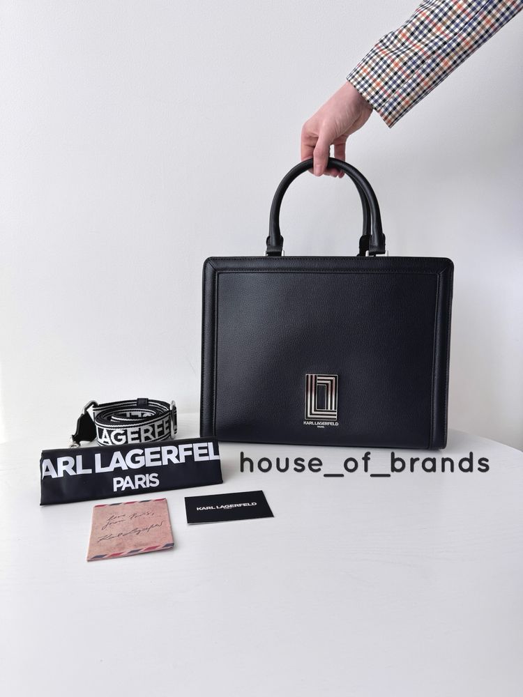 KARL LAGERFELD Simone Satchel Жіноча сумочка шопер женская сумка тоте