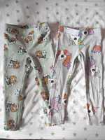 Legginsy spodnie H&M 98