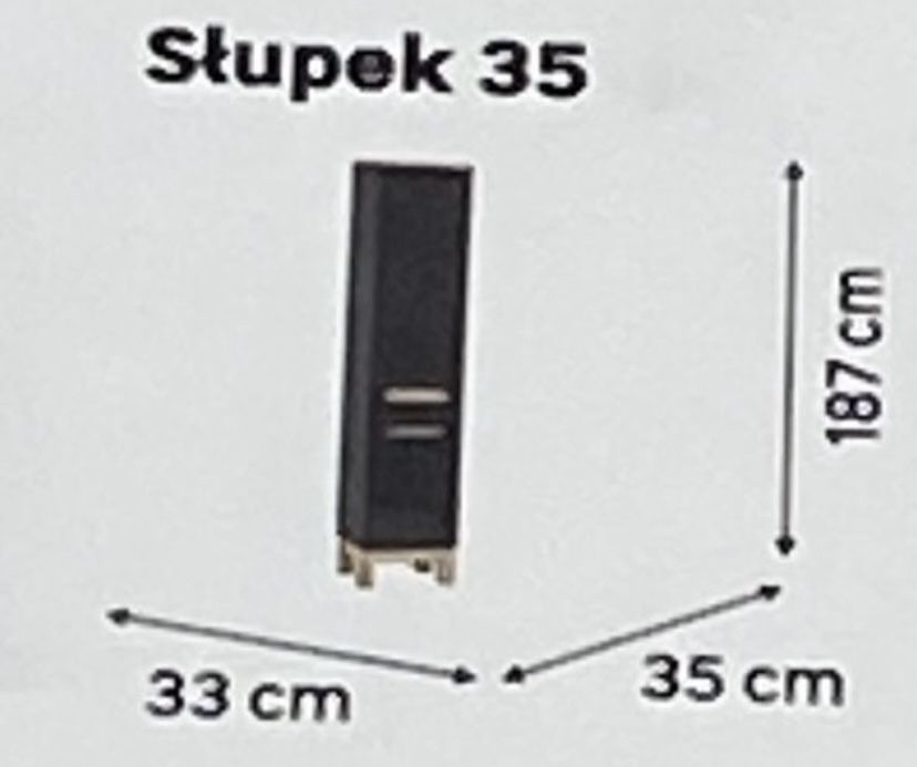 Słupek szafka do łazienki 187 cm wysokości