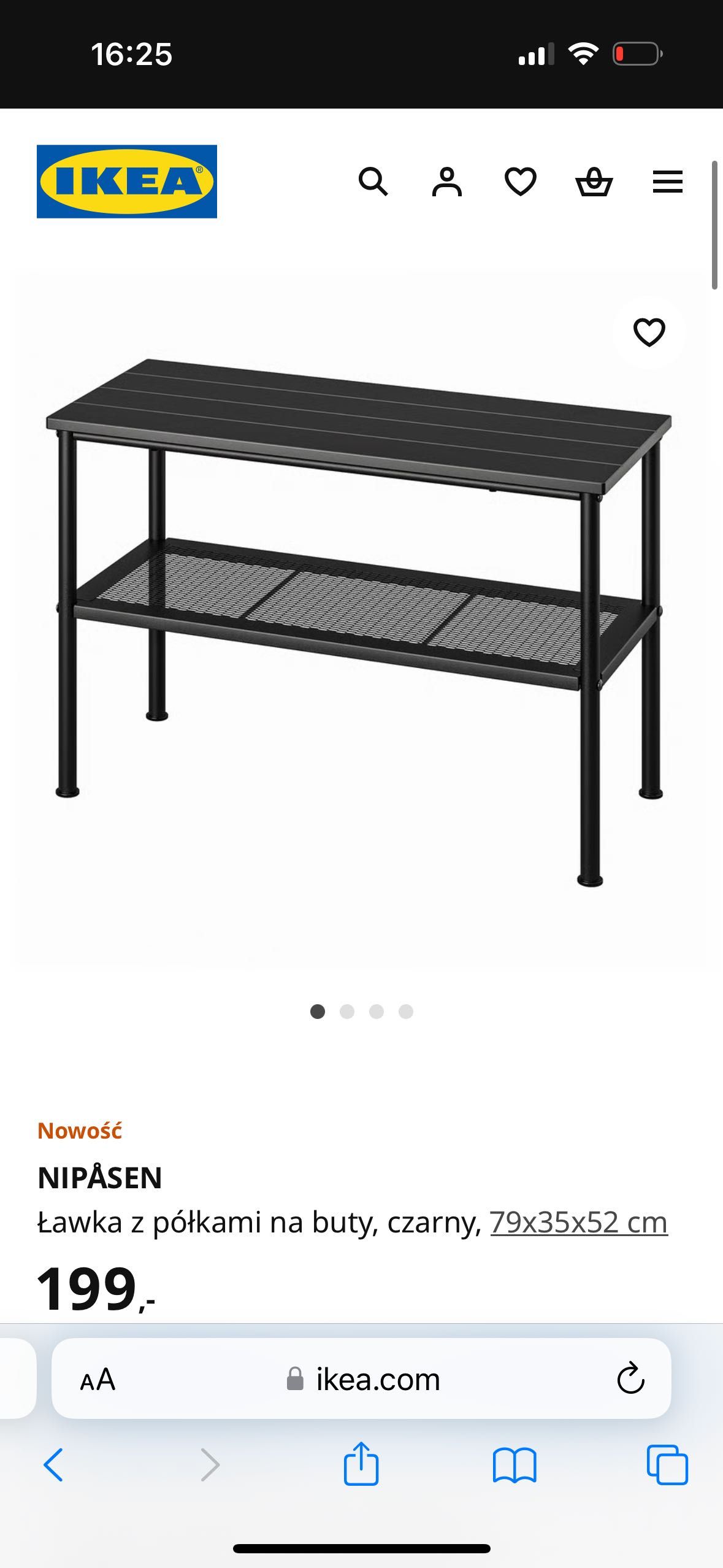 Szafka na buty ikea