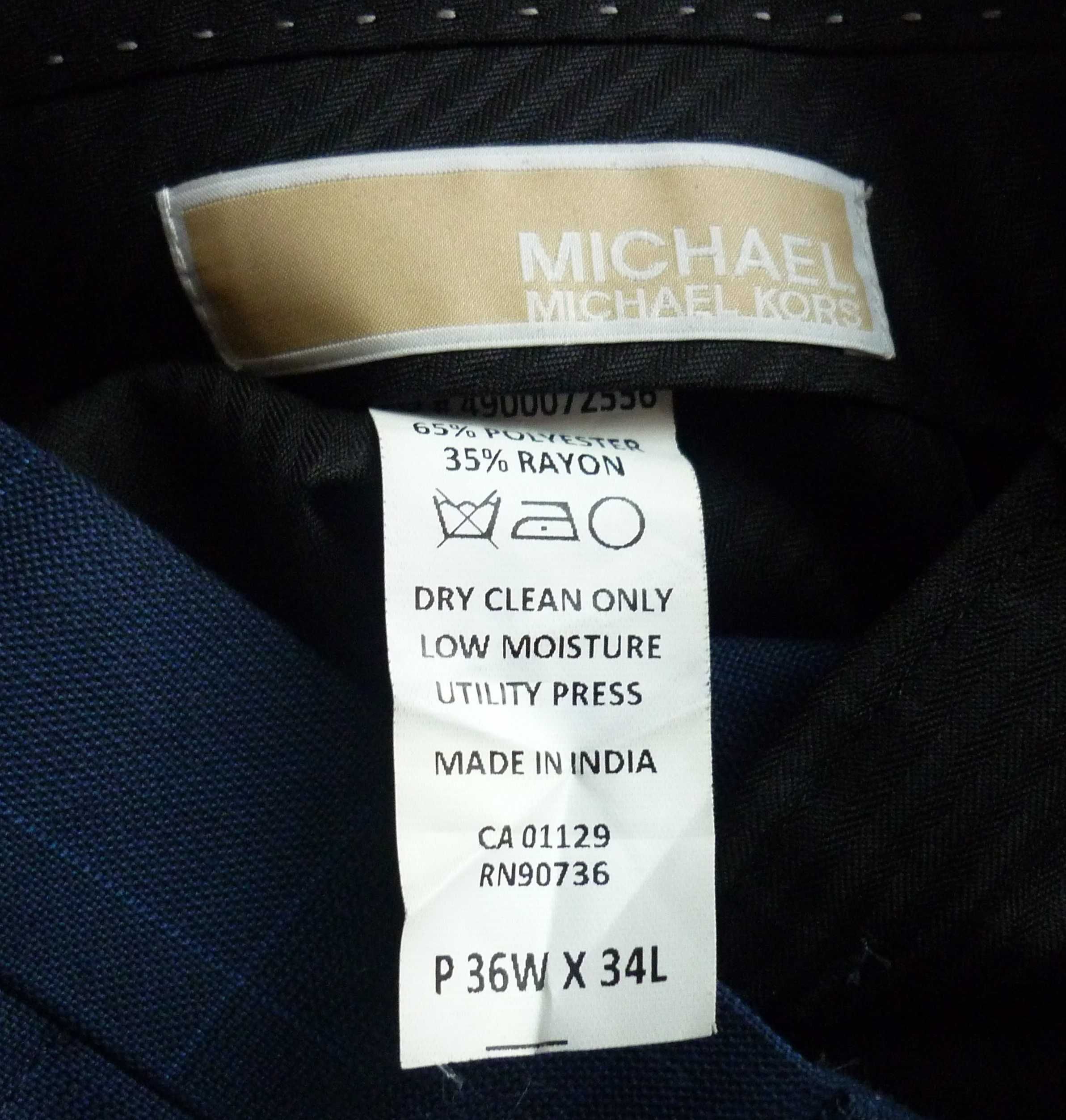 Męskie spodnie materiałowe MICHAEL KORS rozm. XL W36 L34 prosto z USA!