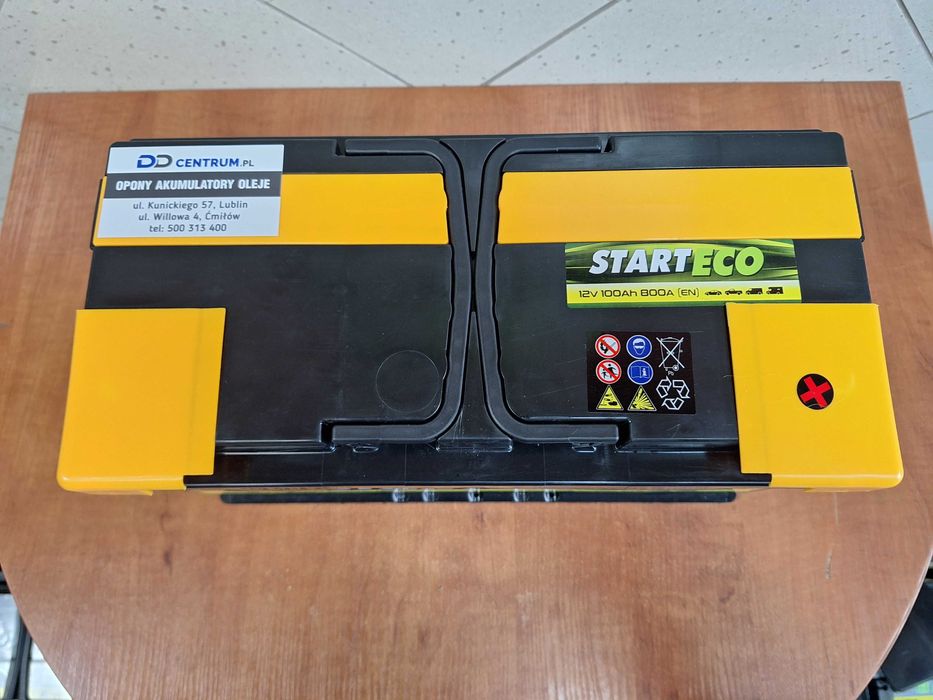 Lublin - Nowy akumulator StartEco 100Ah 800A 12V