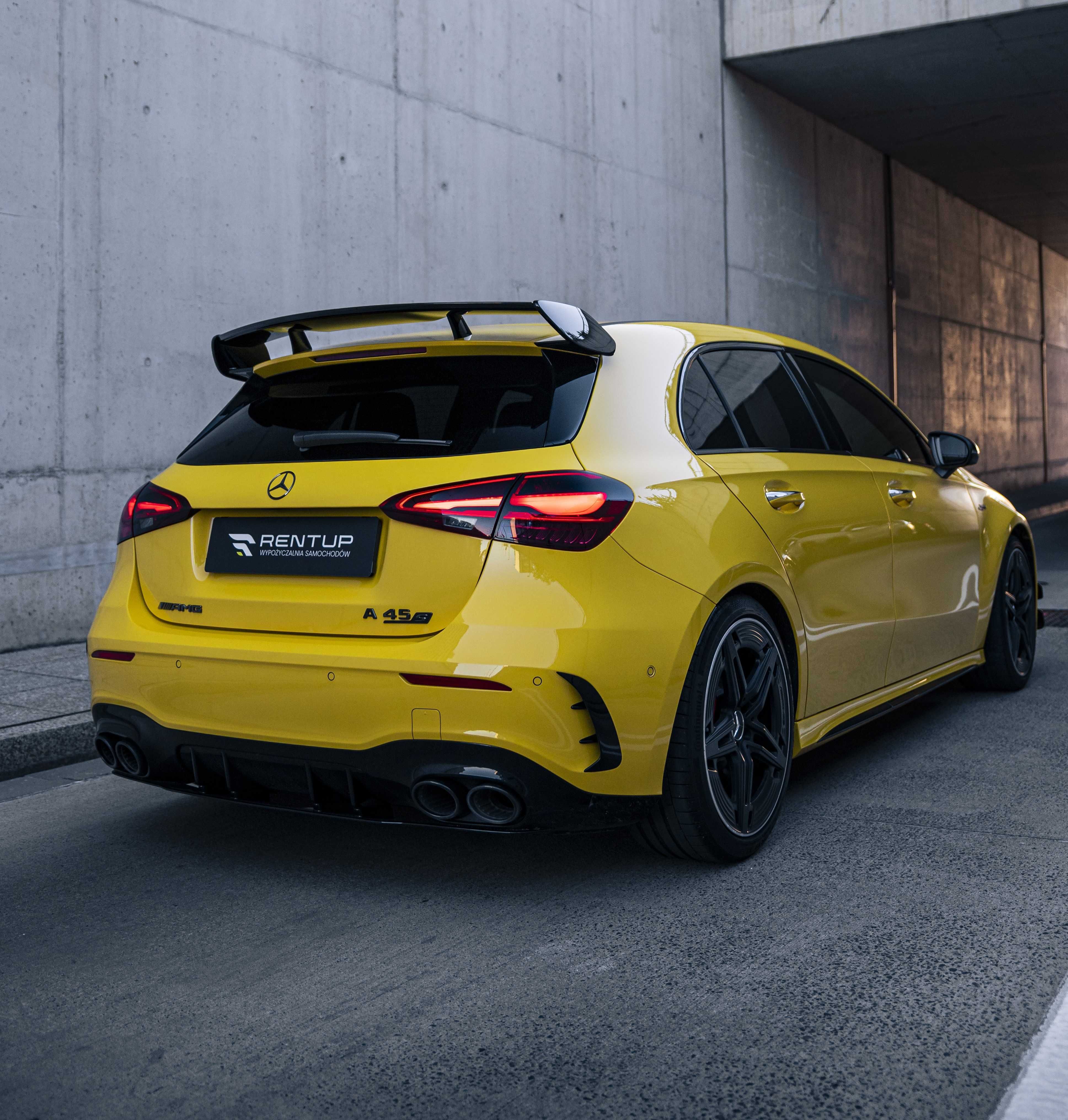 Wynajem MERCEDES A45S AMG 2024, GIULIA QV, BMW M3/M4/M5, Audi RS3 8Y