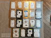 Zestaw dysków twardych SATA i IDE – 80–500GB – 19 sztuk – sprawne