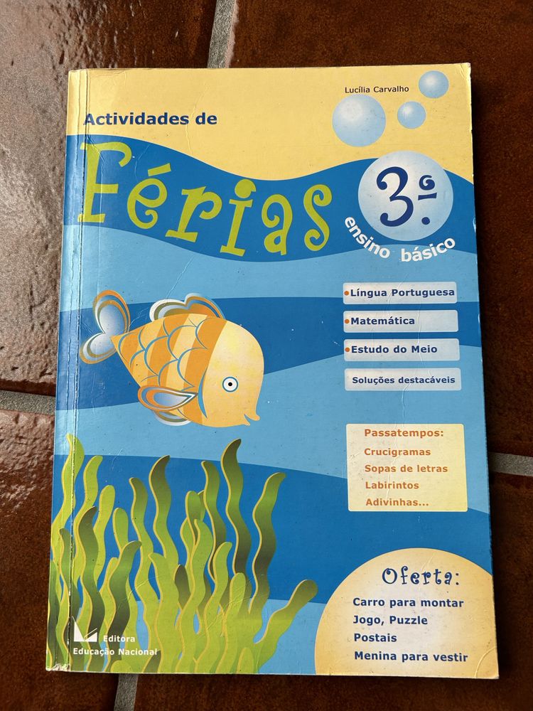 Livros de atividades de férias 3° e 4° anos