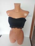 Braletka Bandeau dopasowany Top z Koronką New Yorker L Nowy