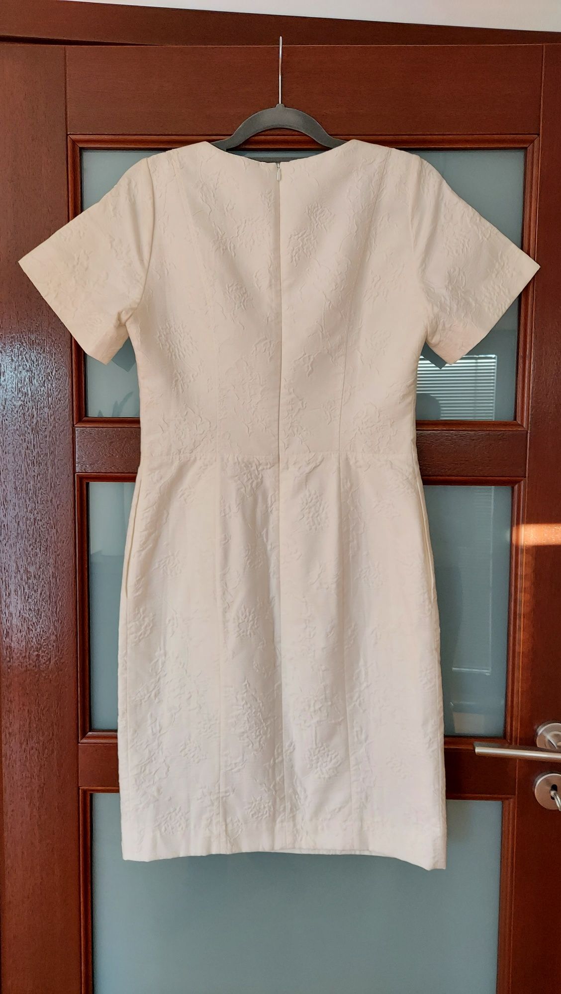 Hugo Boss nowa sukienka biała z metką, rozmiar M/38/10.