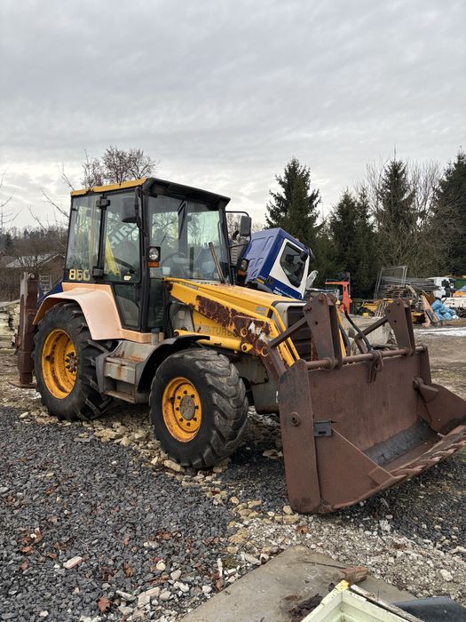 Koparko-ładowarka MF 860, Fermec 860, 4x4, teleskop