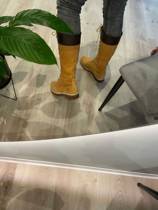 Timberland- Kozaki sznurowane 39 skórzane