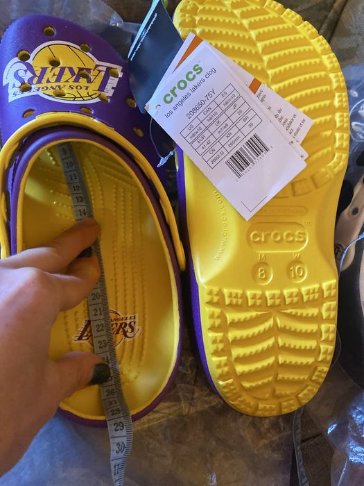 Crocs чоловічі NBA Lakers Nets Classic Clog Jibbitz™ з USA Джибітси!