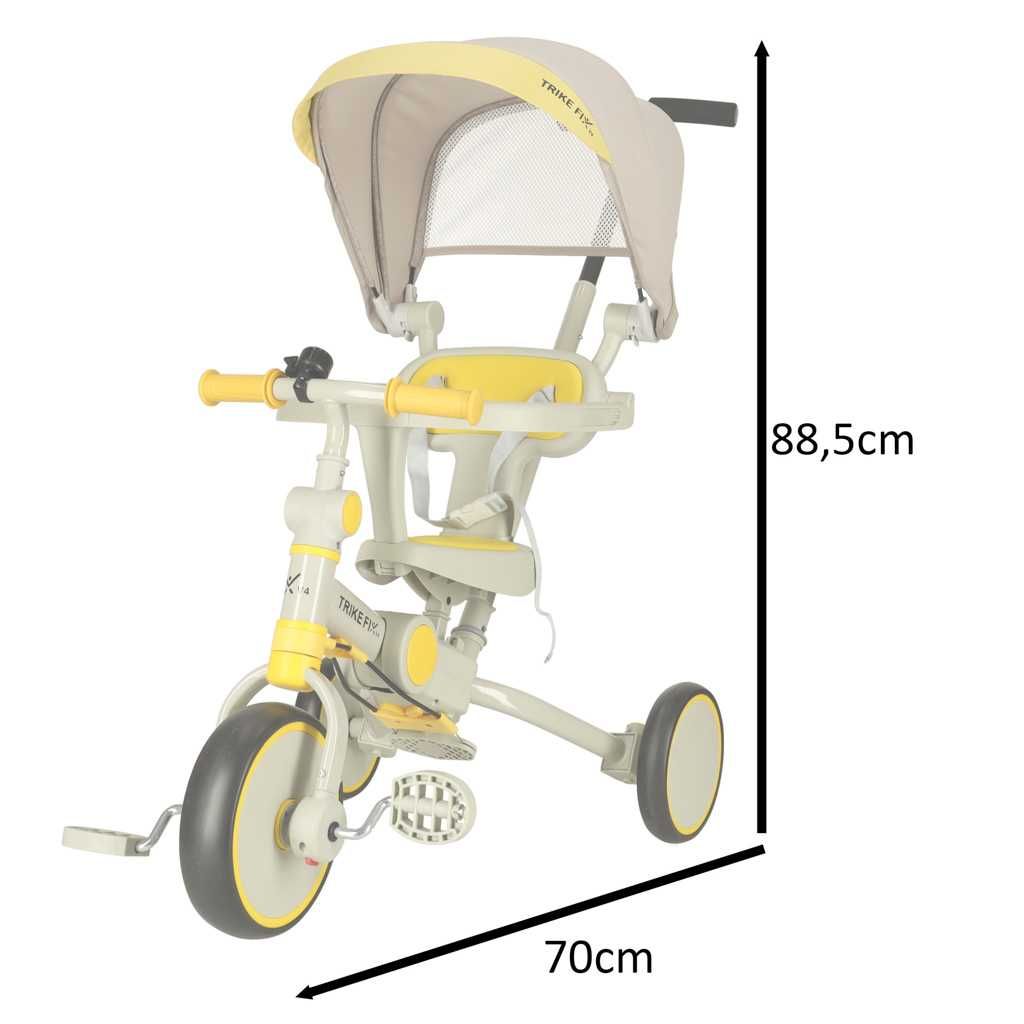 Rowerek Trójkołowy TRIKE FIX V4 dla Dzieci SPACERÓWKA Wózek 2w1