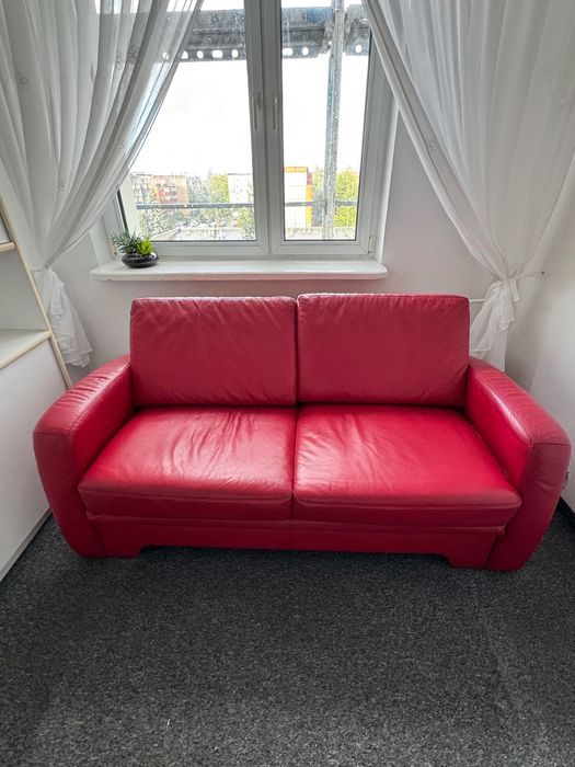 Czerwona sofa okazja!