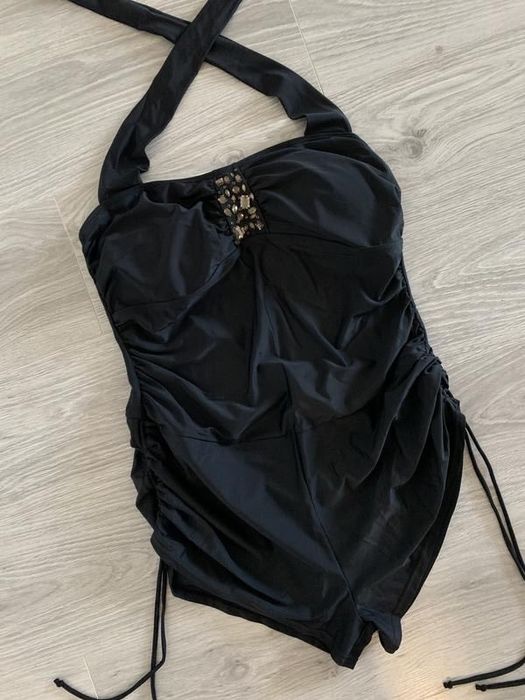 Жіночий купальник купальний костюм батал шортиками