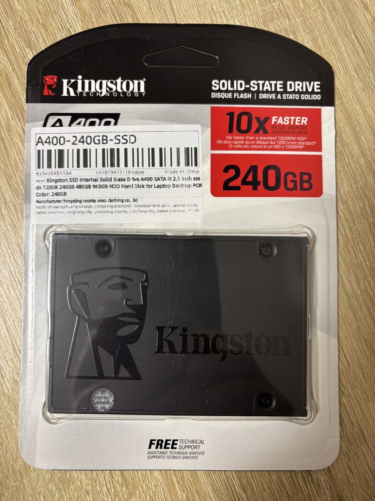 SSD Kingston 240Gb