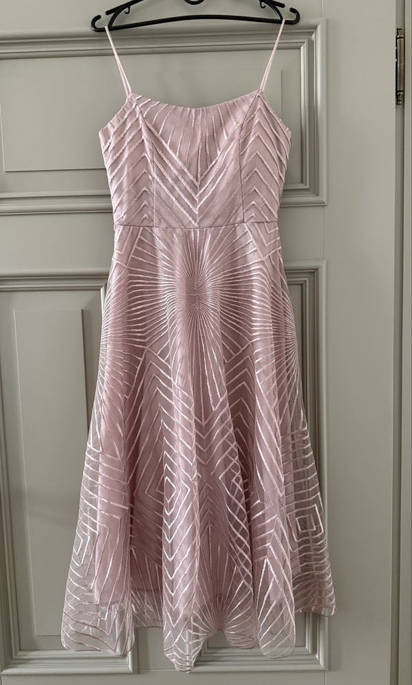 Sukienka midi maxi dluga elegancka wesele XS