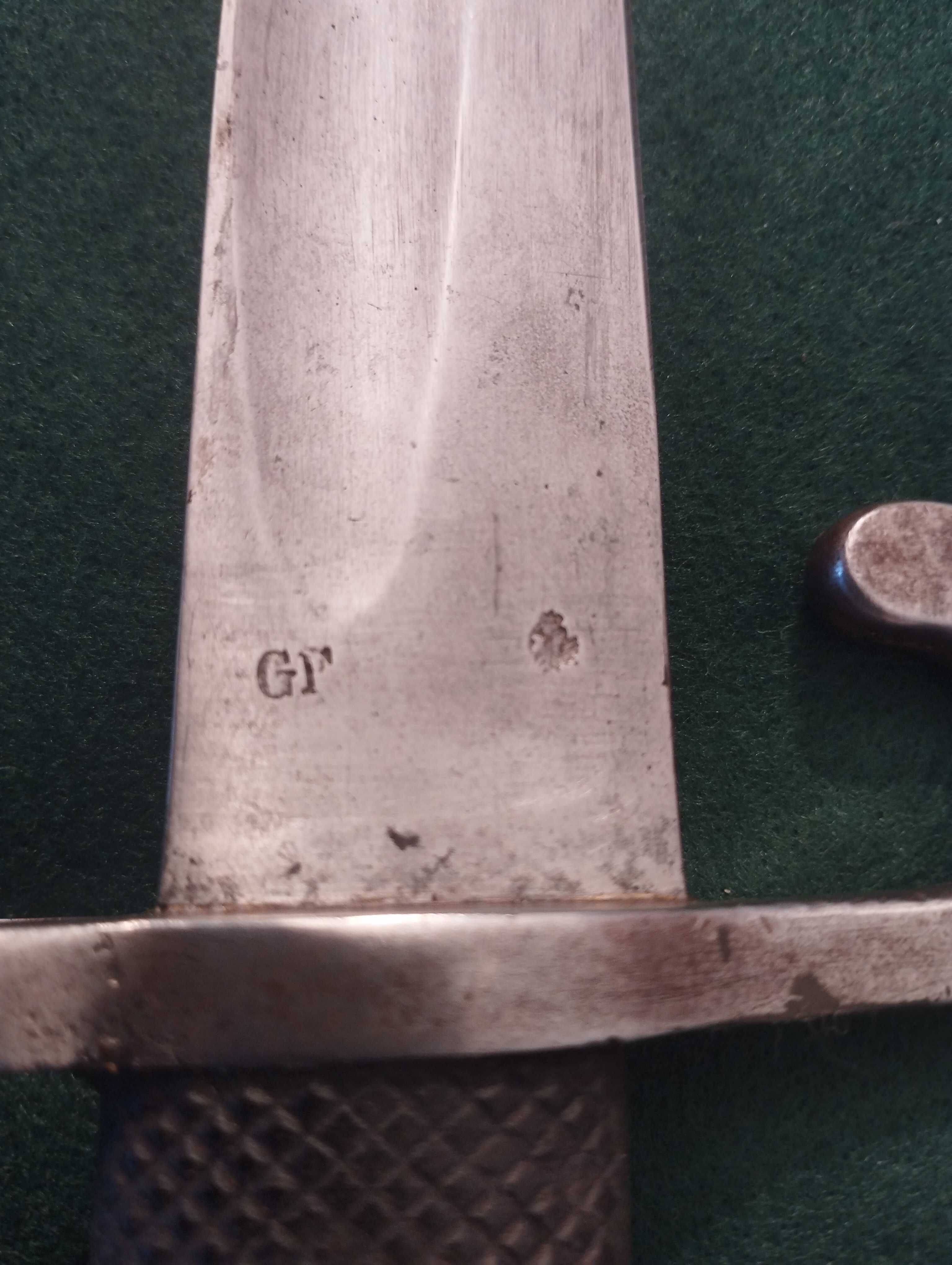 Baioneta Yataghan para espingarda austro-húngara Werndl M1867