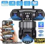 Potrójna kamera CCTV monitoring V380 pro 3 obiektywy Wi-Fi