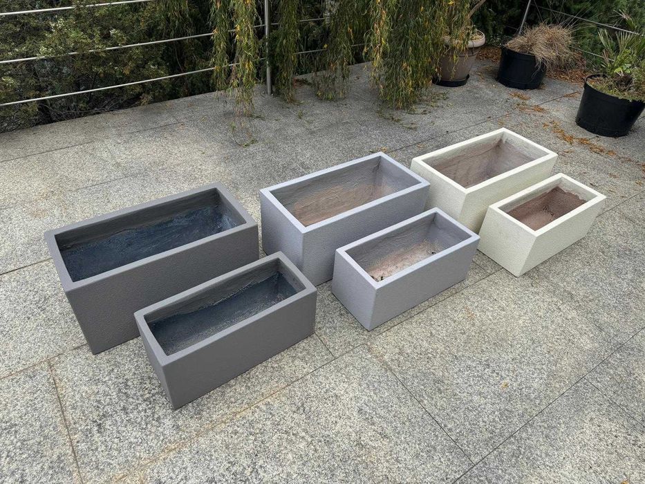 Doniczka Ogrodowa Donica Osłonka Z Włókna Szklanego Różne Rozmiary