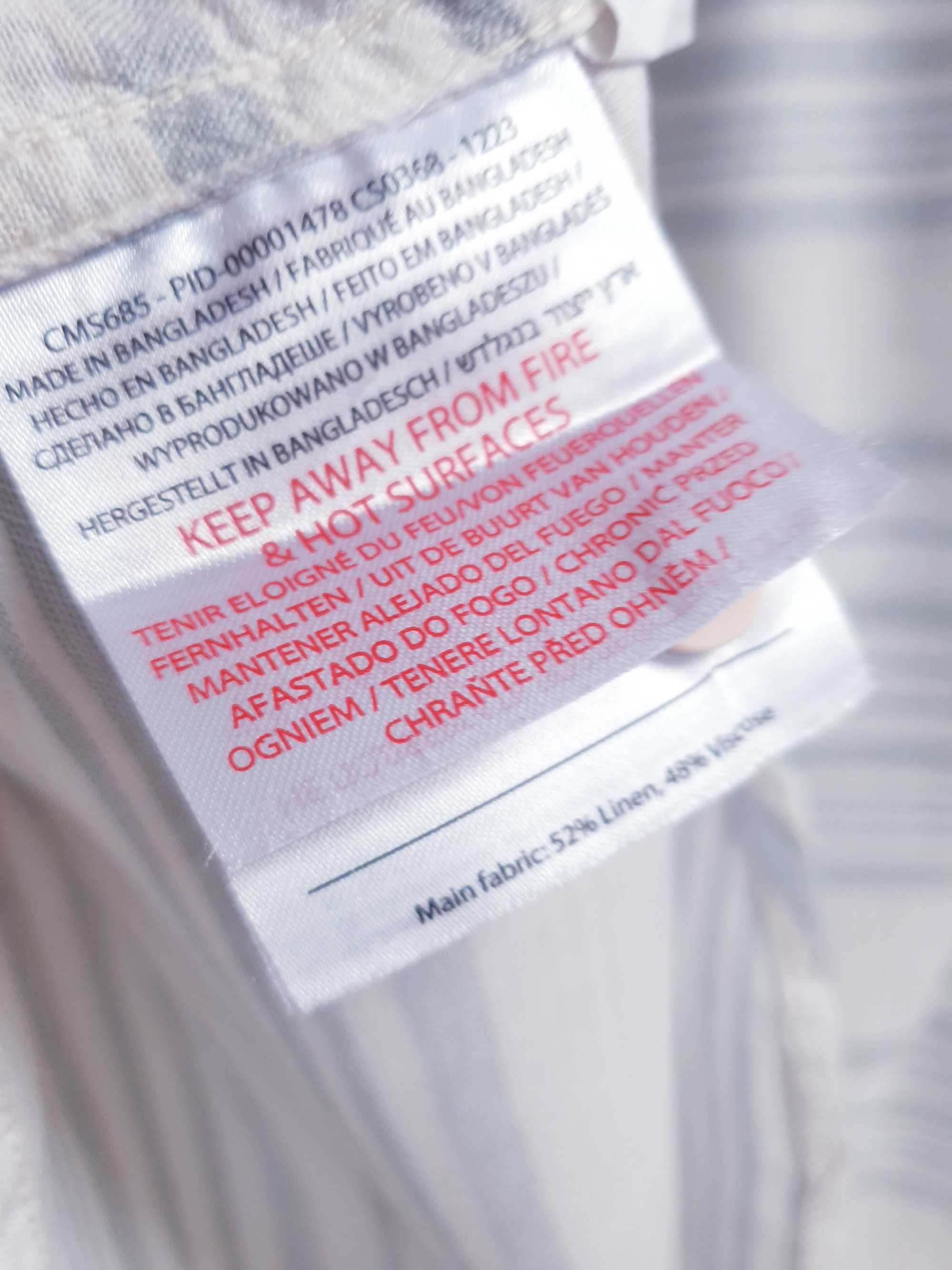 Lniana koszula męska w pasy Craghoppers 2XL XXL