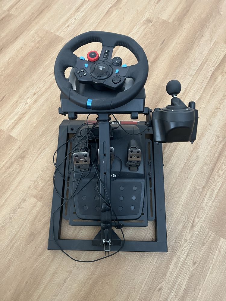 Volante Logitech G29 + Suporte Playseat Next Level Dobravel