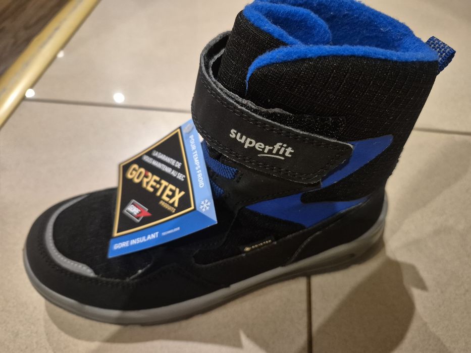 Śniegowce chlopiece superfit, goretex rozmiar 32