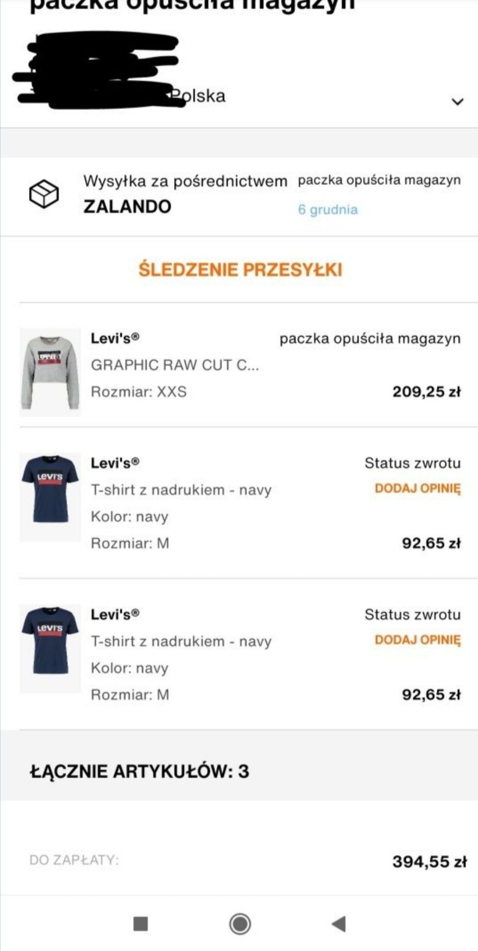 Levi's bluza 158/164 krótka szara Levis cekiny