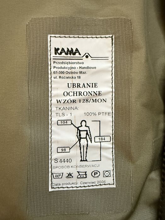 Ubranie wojskowe ochronne plus polar