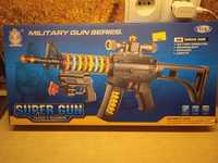 Karabin-rzutki zabawka 2w1 MILITARY GUN
