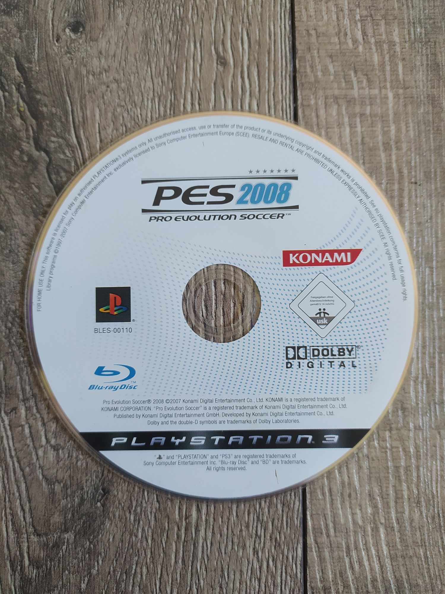 Gra PS3 PES 2008 Wysyłka