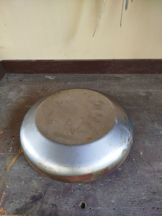 Misa stalowa, palenisko, pojemnik na olej, miska