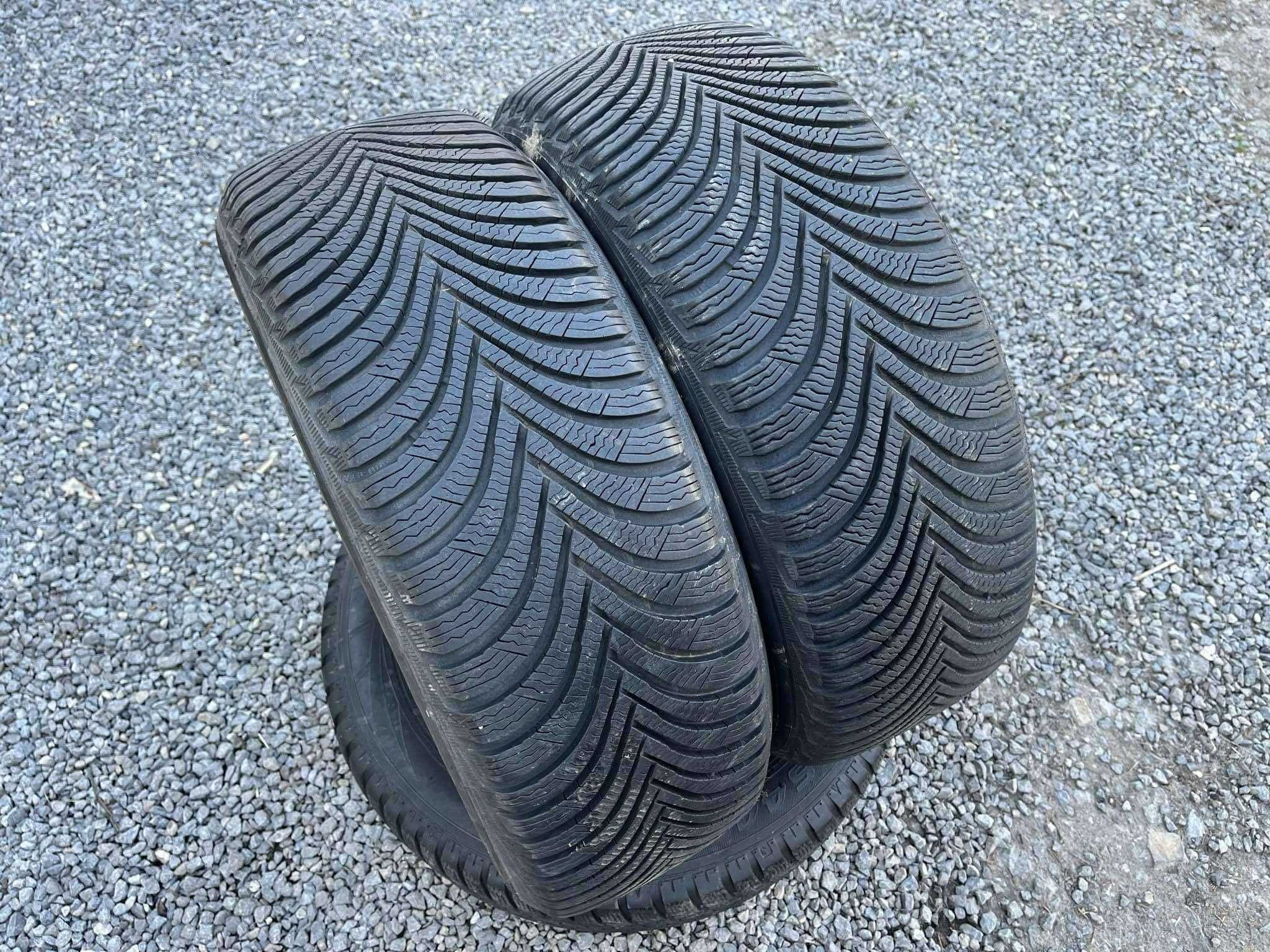 Opony 205/55R16 Michelin Alpin 5 Zima 2sztuki 7,34mm bieżnika