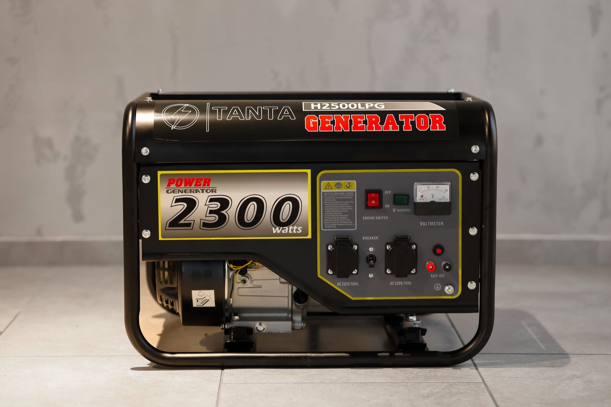 Генератор  2-2,3КВт Газ/Бензиновий однофазний TANTA H2500LPG 2-2,3КВт