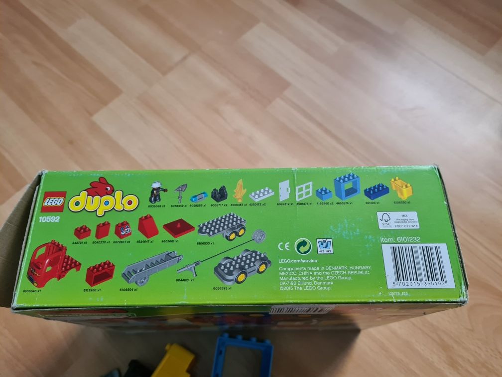 Lego Duplo, 10592, wóz strażacki