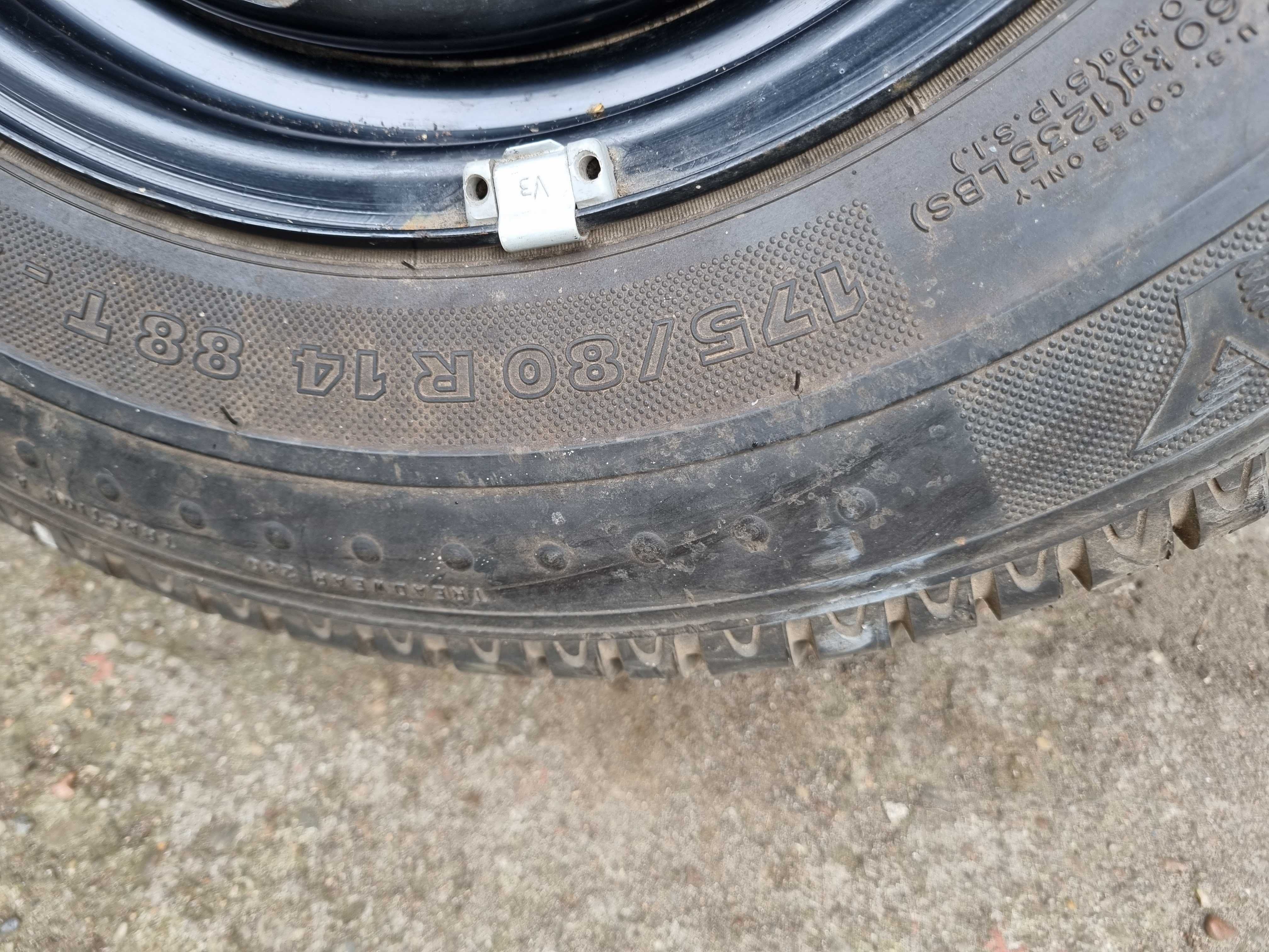 Felga  5x110 175/80/14 Michelin opony letnie, używane