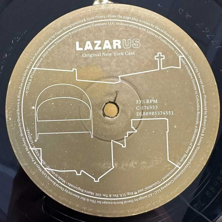 Lazarus - Soundtrack (Vinyl, 2016, Europe)