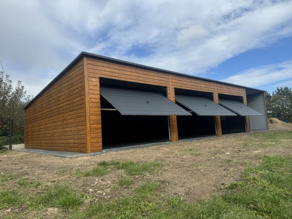 Garaz blaszany ocynkowany profil zamkniety