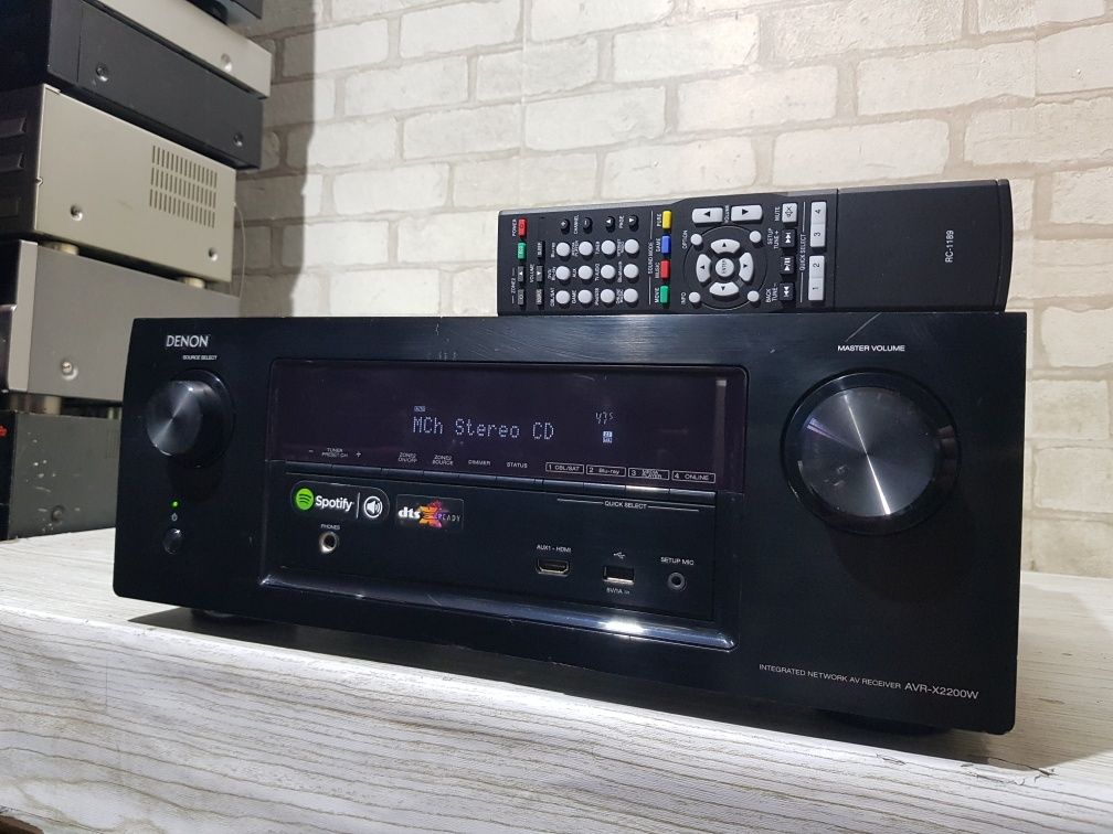 Пульт!7.1 AV ресивер Denon AVR-X2200 WiFi Bluetooth HDMI AirP