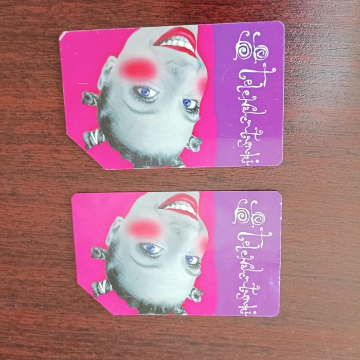 55. Karty telefoniczne -2 sztuki