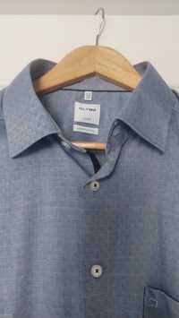 Koszula elegancka niebieska OLYMP Luxor Comfort Fit r.44/17,5