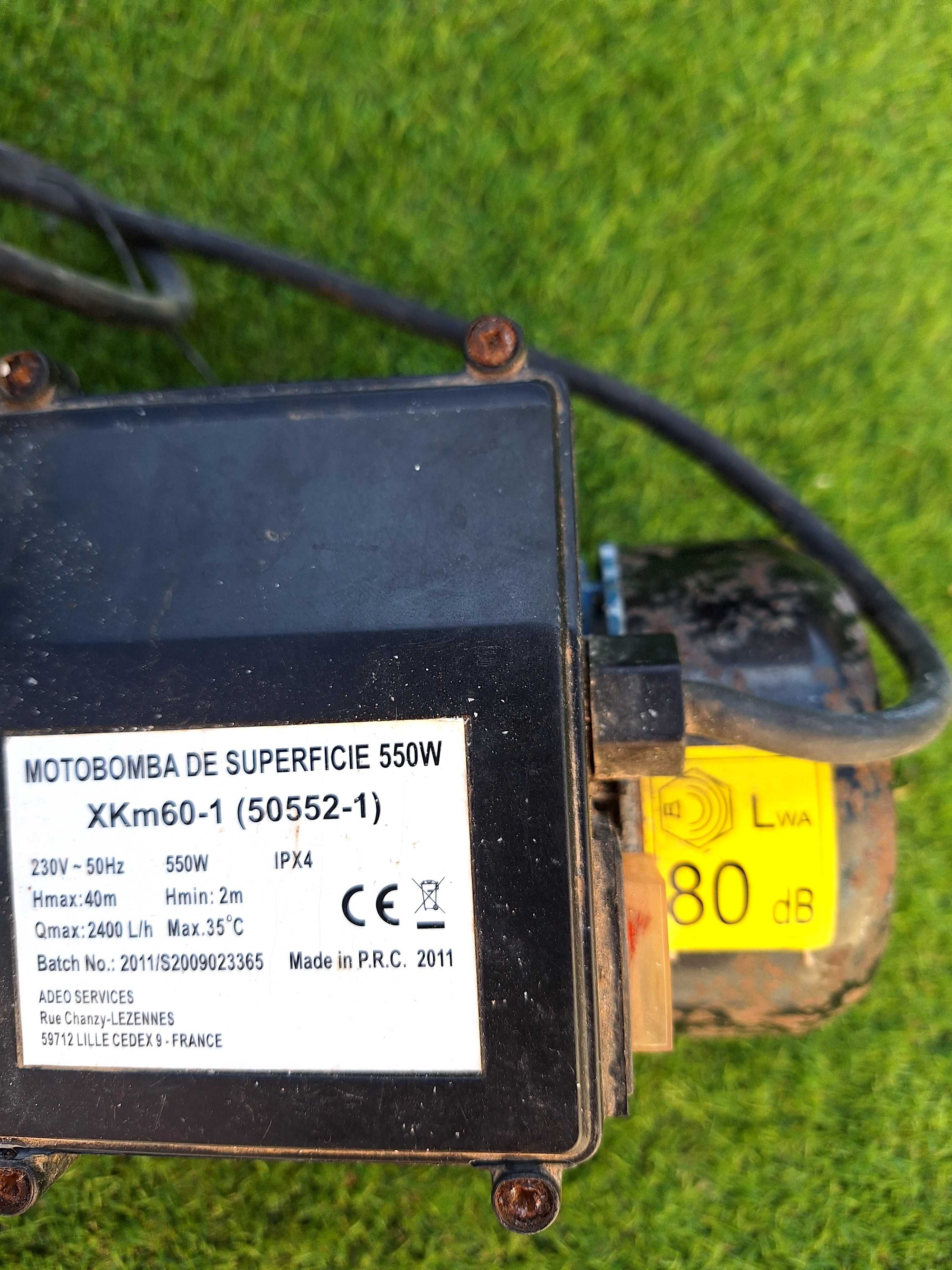 Motobomba de superficie 550W