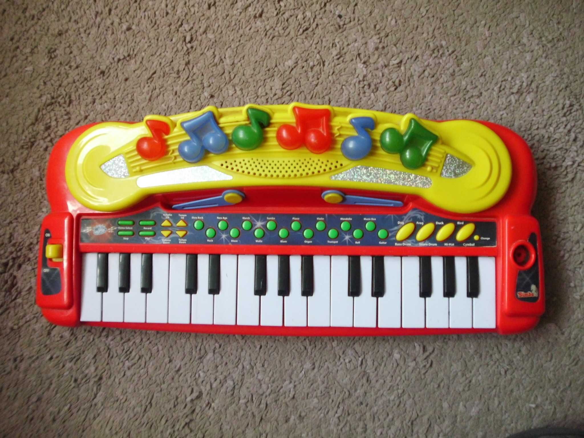 Duże ORGANKI PIANINKO + gratis baterie