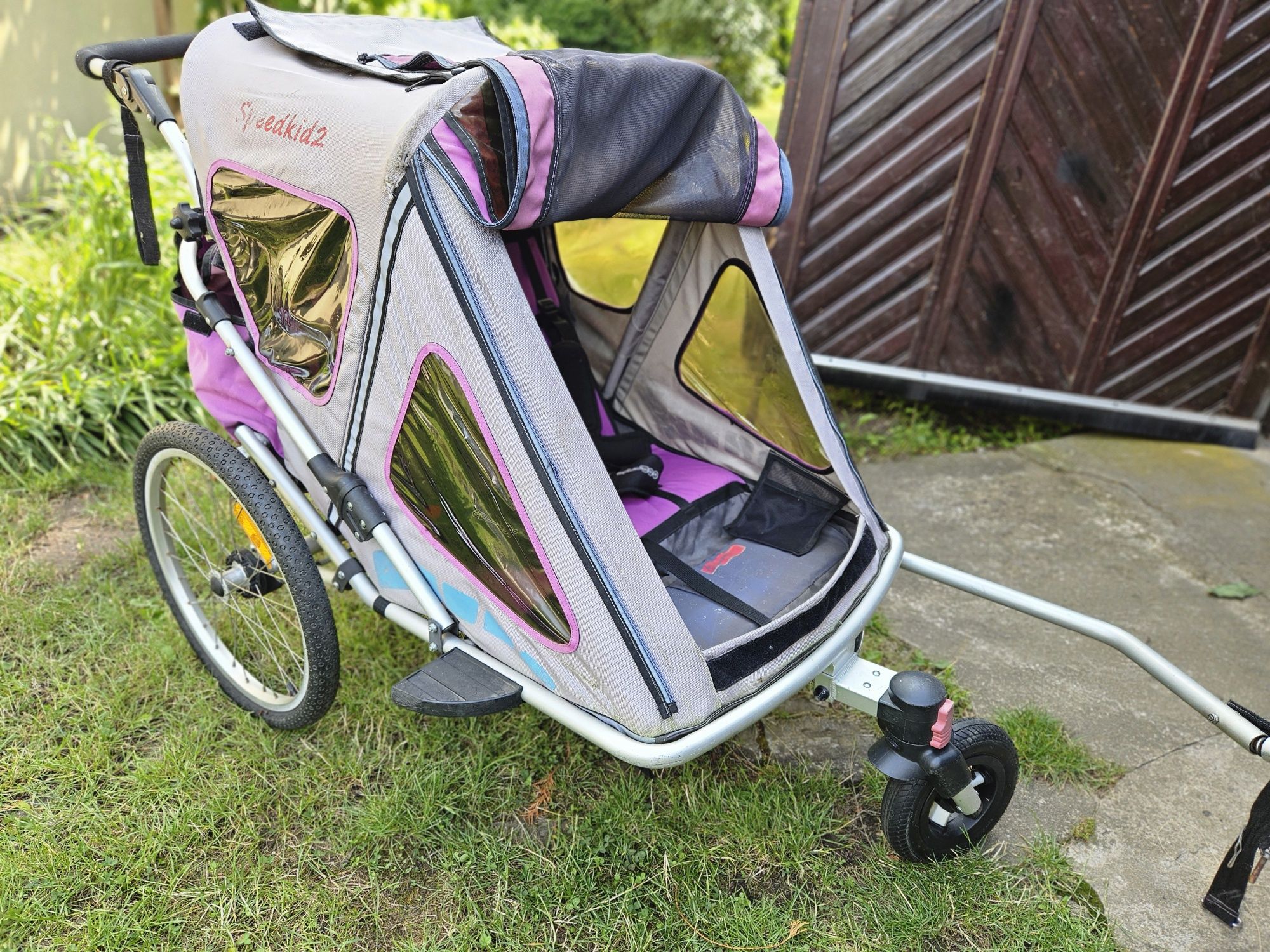 Przyczepka rowerowa Qeridoo 2w1