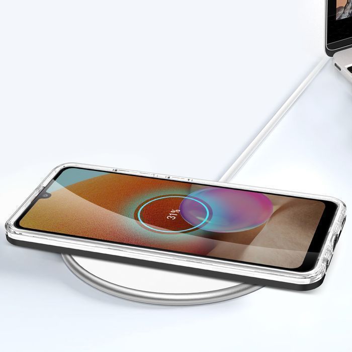 Etui Clear 3w1 do Samsung Galaxy A72 4G - Czarny