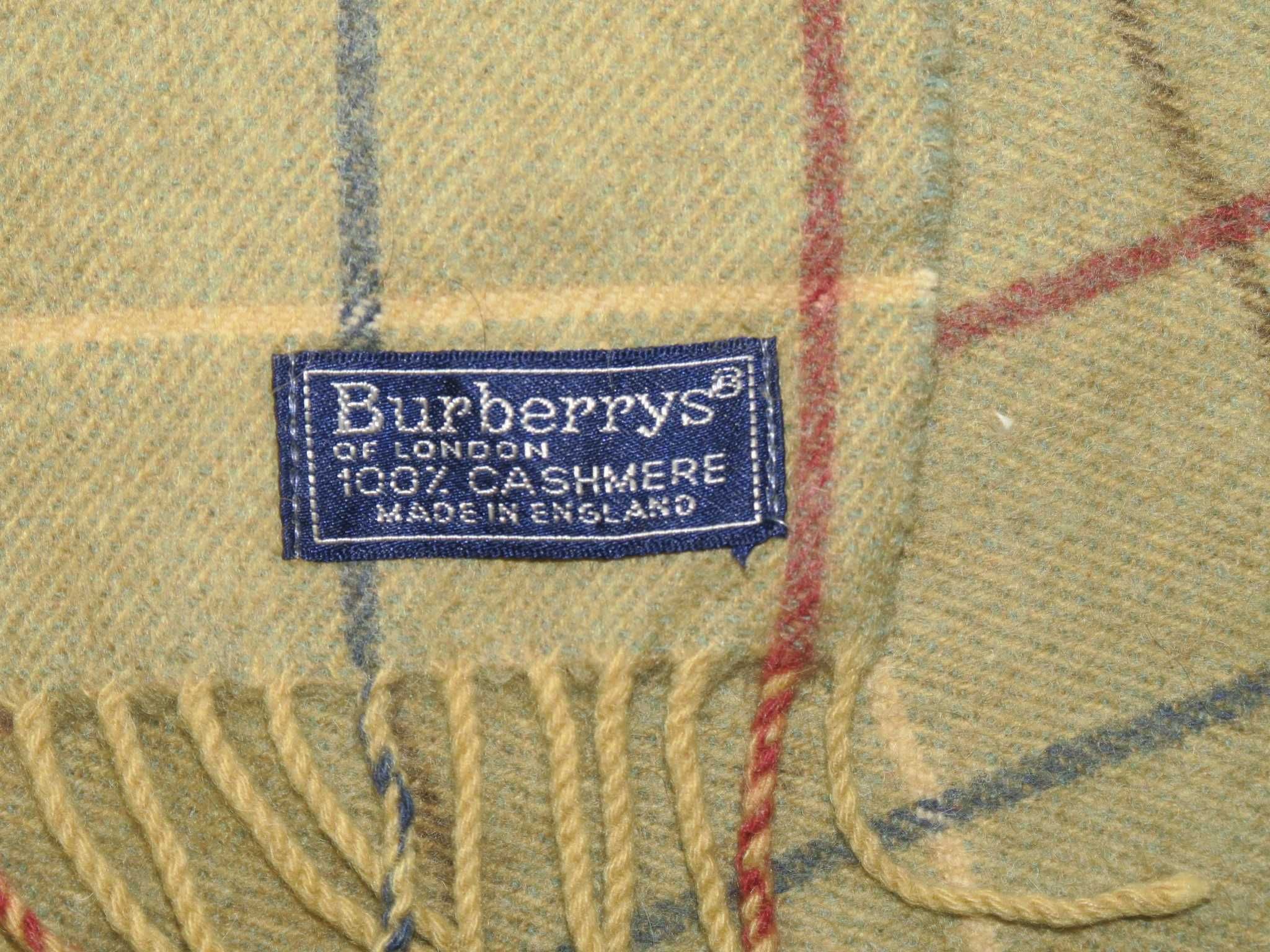 Burberry szal kaszmirowy vintage