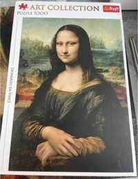 Пазлы - мона лиза / арт коллекция, 1000 пазлов большая картина