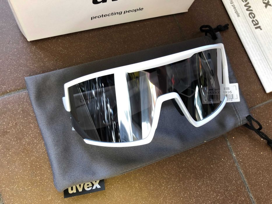 POWYSTAWOWE Okulary UVEX SPORTSTYLE 235 White Mat Okazja!!