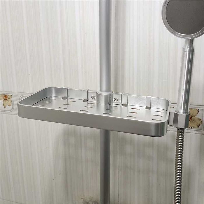 Półka prysznicowa na drążek bez wiercenia